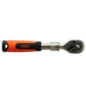 Трещотка 1/4" 72зуб. 155-255мм телескоп. PRO STARTUL (PRO-406)