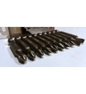 Биты в наборе 1/4"х50мм (10шт) S2 HRC58-61 Cold Forged YATO (YT-04832)