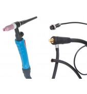 Горелка сварочная TIG WGT-17V (4м, 150А, разъем 10-25, вентиль) SOLARIS (WGT-17V425)