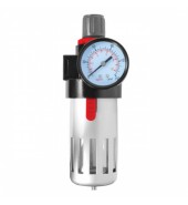 Фильтр влагоотделитель с регулятором давления 1/4" HD (HD-2382)