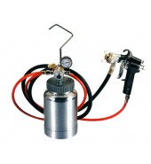 Красконагнетательный бак 2л +краскопульт и шланги HD (HD-PT1)