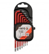 Набор ключей TORX sec. T9-T30 S2 (7пр.) YATO (YT-0562)