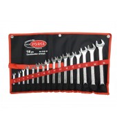 Набор ключей комбинированных на полотне 6-24мм. (16пр.) ROCK FORCE (5161M)