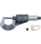 Микрометр с цифровым индикатором 0-25мм YATO (YT-72305)