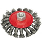 Щётка-крацовка получаша кручен. 100мм М14 VOREL (06977)