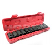 Набор головок ударных 1/2" 10пр. (10-24мм.) HOREX (HZ 24.1.010)