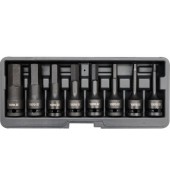 Набор ударных насадок бит 1/2" HEX (6-гран.)  (8пр) YATO (YT-1066)