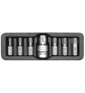 Набор специальных бит TORX T25-T55 L30мм (7пр.) S2 HRC58-62 YATO (YT-0410)