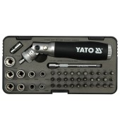 Набор головок и бит + отвёртка трещ. (42пр.) CrV YATO (YT-2806)