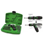 Набор отверток бит с головками и реверсивной отверткой 54пр. TOPTUL (GAAI5401)