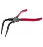 Щипцы для стопорных колец изогнутые длина губок 65мм. (сжатие) JTC (5710)