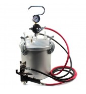 Красконагнетательный бак 10л +краскопульт и шланги HD (HD-PT2)