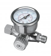 Регулятор давления с манометром 1/4" ITALCO (FR-5)