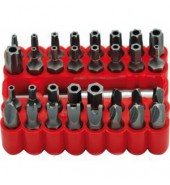 Набор бит 1/4" CrV (33пр.) VOREL (66330)