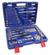 Набор инструментов 121 предмет 1/2",3/8",1/4" (6гр.) KINGTUL (KT121)