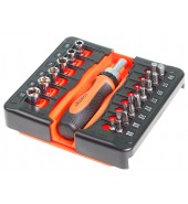 Набор головок и бит c реверсивной отверткой 23пр. STARTUL (ST3036)