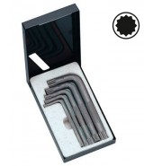 Набор ключей SPLINE Г-образных усиленных 5пр.(М5-М12)  FORCE (5501)