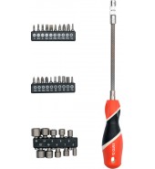 Набор отвёртка гибкая + спец. биты (31пр.) S2 CrV YATO (YT-25972)