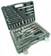 Набор инструментов 120пр. 1/4",3/8", 1/2" + дюйм  PARTNER (PA-40120)