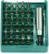 Набор бит с битодержателем 1/4"  31пр. FORCE (2314B)