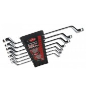 Набор накидных ключей изогнутых 8-24мм (7пр.) ROCK FORCE (5079)