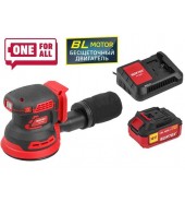  WORTEX "XLT ALL IN ONE" Аккум. эксцентриковая шлифмашина WORTEX COS 1218 E в кор. ALL1 XLT c акб и з/у в кор. БЕСЩЁТ., 18В