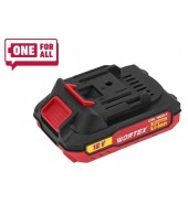 Аккумулятор WORTEX CBL 1820-1 18.0 В, 2.0 А*ч, Li-Ion ALL1 XLT (18.0 В, 2.0 А*ч, индикатор заряда, обрезиненный корпус)