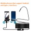 Видеоскоп USB 5,5 мм, 1м, с подсветкой windows, android KKMOOM (USB 2.0)