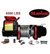 Лебедка Электрическая 3600кг. 12в. 8000Lbs TITANIUM (J10)