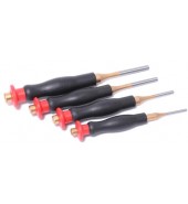 Набор выколоток с эргономическими рукоятками, 4пр.(3х140, 4х150, 5х160, 6х180мм), в блистере ROCK FORCE (RF-6049)