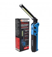 Лампа светодиодная аккумуляторная с магнитом(5W/3WCOB,150/360Lumen,3.7V,2000mAh) FORSAGE (F-EL2301)