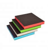 Губка двухсторонняя 120х100х12 мм P150