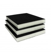 Губка двухсторонняя 120х100х12 мм P120