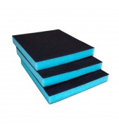 Губка двухсторонняя 120х100х12 мм P180