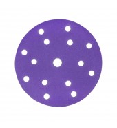 Шлифлист d150 мм 15 отверстий P500 (керамика на пленке) Гамматест GTA201T500