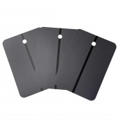 Пластина металлическая для пробных выкрасов темно-серая 148 x 105 мм упаковка - 100 шт