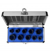 Набор экстракторов поврежденных болтов и гаек 10 предметов Хорекс Авто HZ 24.1.079S