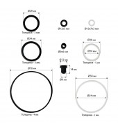 Ремонтный комплект цилиндра гидравлического крана Хорекс Авто HZ 01.8.010-1