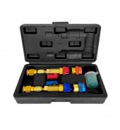 Набор адаптеров для смены золотников под давлением R134a R1234yf Хорекс Авто HZ 18.205.34SK