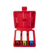 Набор тонкостенных насадок для откручивания колесных гаек и болтов 1/2" (17, 19, 21 мм) Хорекс Авто HZ 24.1.074SK