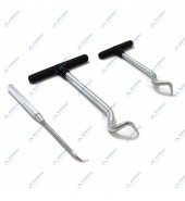 Набор крючков для демонтажа уплотнительных колец и сальников (3 предмета) Хорекс Авто HZ 25.1.120S