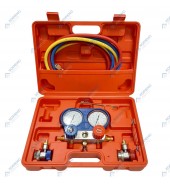 Приспособление для тестирования системы кондиционирования воздуха с двумя индикаторами часового типа Хорекс Авто HZ 27.1.040S