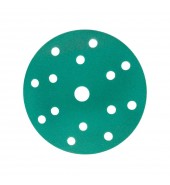 Шлифлист d150 мм 15 отверстий P120 (цирконий на пленке) Гамматест SL312GP120