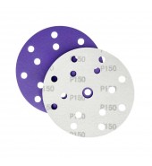 Шлифлист d150 мм 15 отверстий P150 (керамика на бумаге) Гамматест SL737PP150