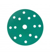 Шлифлист d150 мм 15 отверстий P150 (цирконий на пленке) Гамматест SL312GP150
