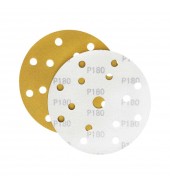 Шлифлист d150 мм 15 отверстий P180 (оксид алюминия на бумаге) Гамматест M3-255D150P180