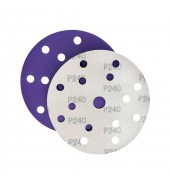 Шлифлист d150 мм 15 отверстий P240 (керамика на бумаге) Гамматест SL737PP240