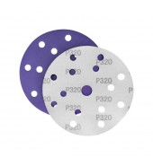 Шлифлист d150 мм 15 отверстий P320 (керамика на бумаге) Гамматест SL737PP320