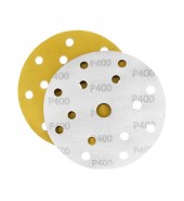 Шлифлист d150 мм 15 отверстий P400 (оксид алюминия на бумаге) Гамматест M3-255D150P400
