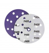 Шлифлист d150 мм 15 отверстий P400 (керамика на пленке) Гамматест SL712PP400